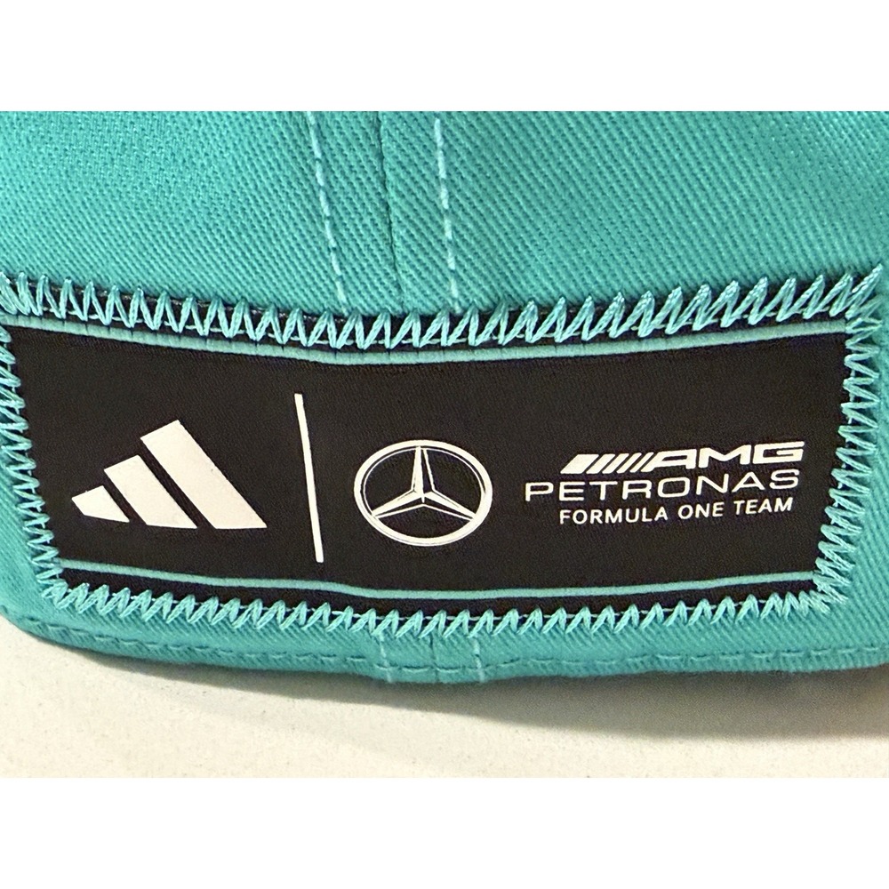 Adidas Mercedes AMG Petronas Formula One Team Las Vegas Snapback Cap KG2274 NWT - Picture 9 of 11